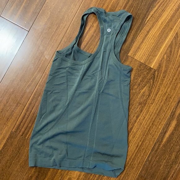 Lululemon dark olive swiftly Racerback - Picture 3 of 3